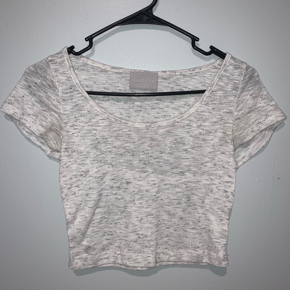 Pacsun Nollie Gray Crop Top
